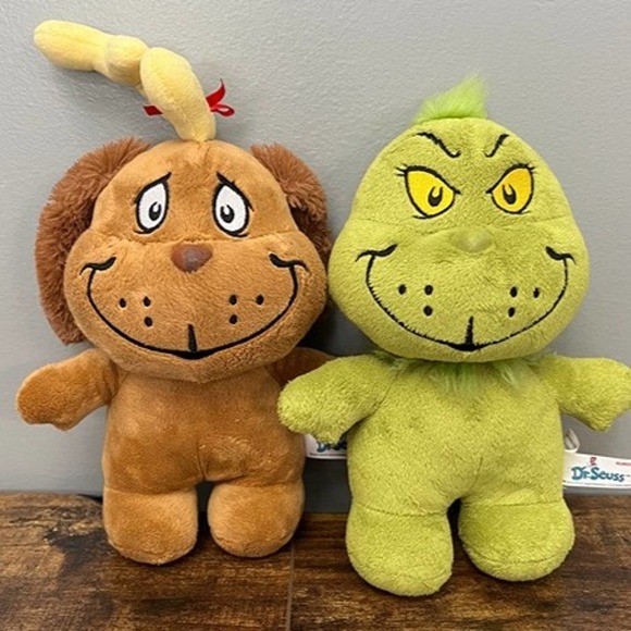 Dr. Seuss The Grinch And Dog Max Plush Set‎ - Picture 1 of 6